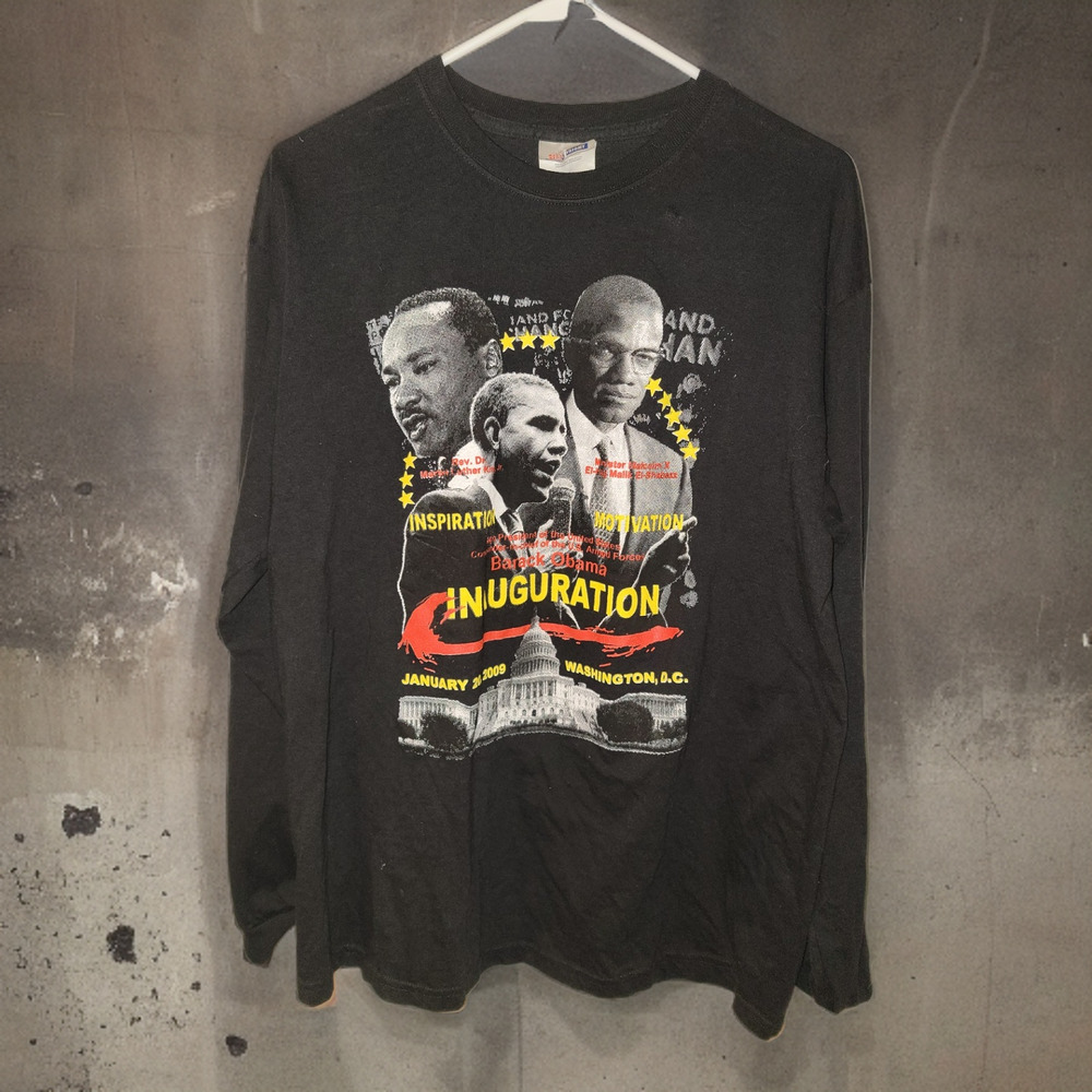 Barack Obama 2009 Inauguration Longsleeve T-shirt - LARGE